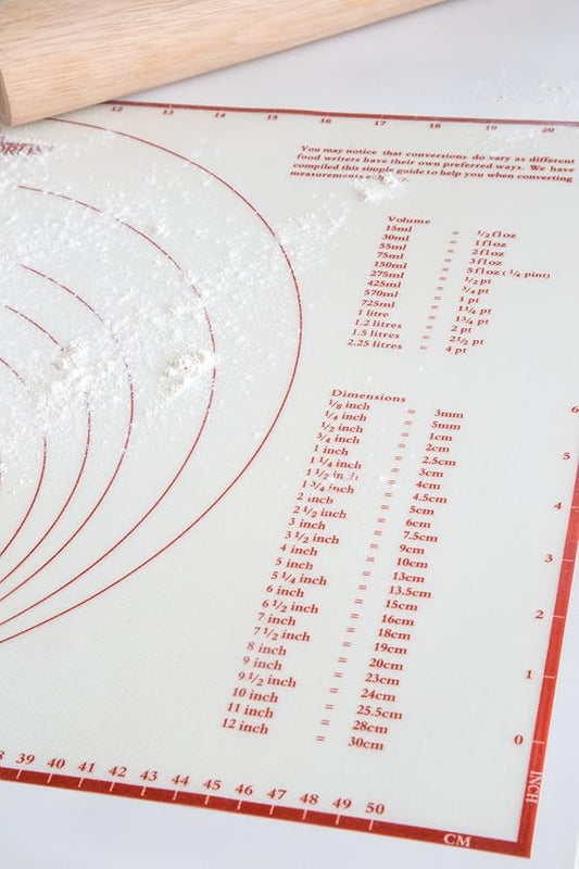 Pastry/Baking Mat with Measurements, Silicone